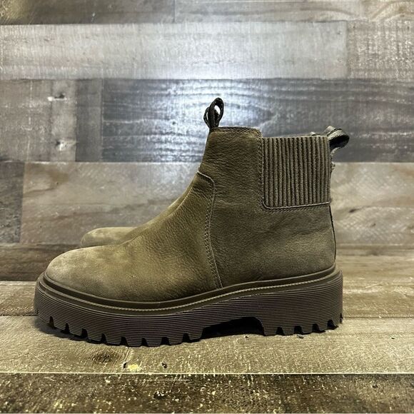 Madewell Calvin lug boot women’s size 7 sand color - Picture 4 of 7